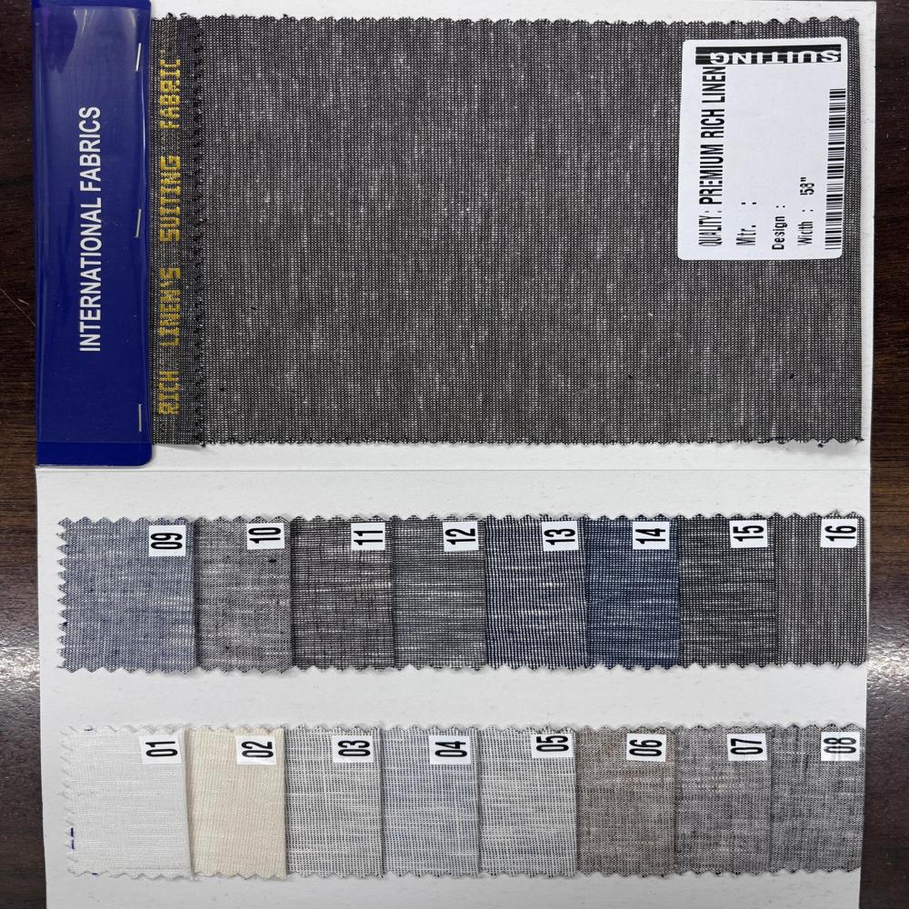Cotton Linen Suiting Fabric