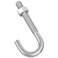 J Type Foundation Bolt - Diameter: 16 Mm To 36 Mm Millimeter (mm)