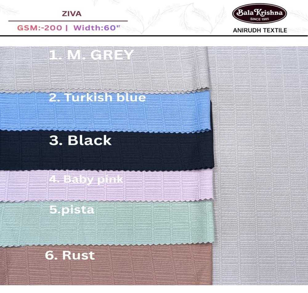 Lycra Ziva - Application: Garment