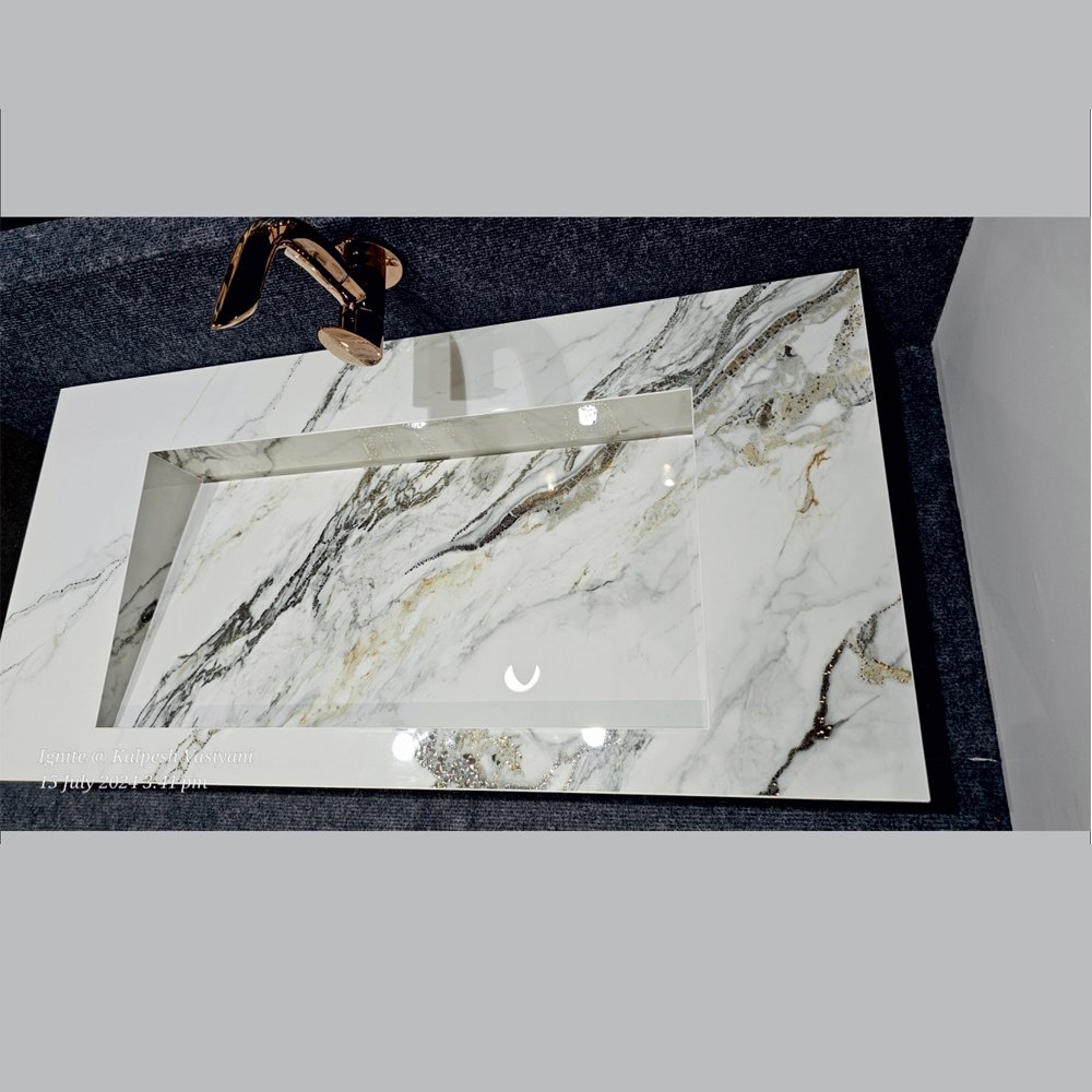 Tiles Wash Basin 1020(Light Golden)