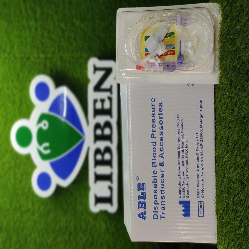 Ibp Disposable Pressure Transducer Kit - High-quality Plastic, Manual Operation , Portable Design For Safe And Accurate Patient Monitoring