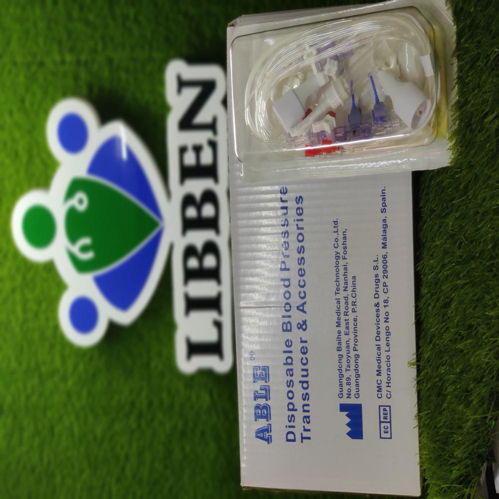 Ibp Disposable Pressure Transducer Kit - High-quality Plastic, Manual Operation , Portable Design For Safe And Accurate Patient Monitoring