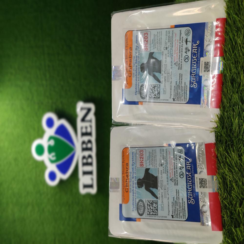 Chabra Hydrocephalus Shunt System - Color: White