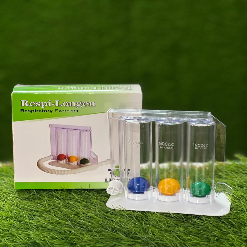 Three Ball Spirometer - Durable Plastic, Manual Operation, Portable Design | Ideal For Hospitals And Clinics, Perfect Condition
