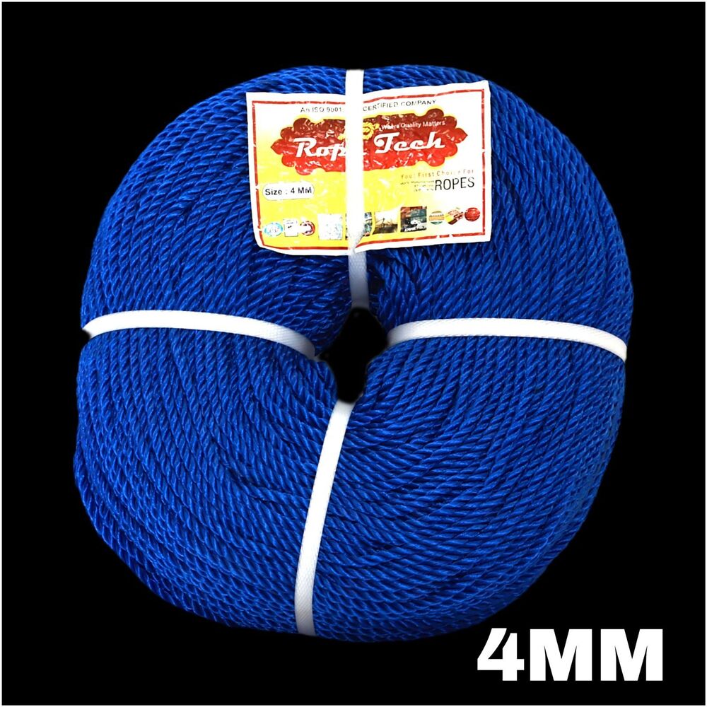 4mm Double Twist HDPE Ropes