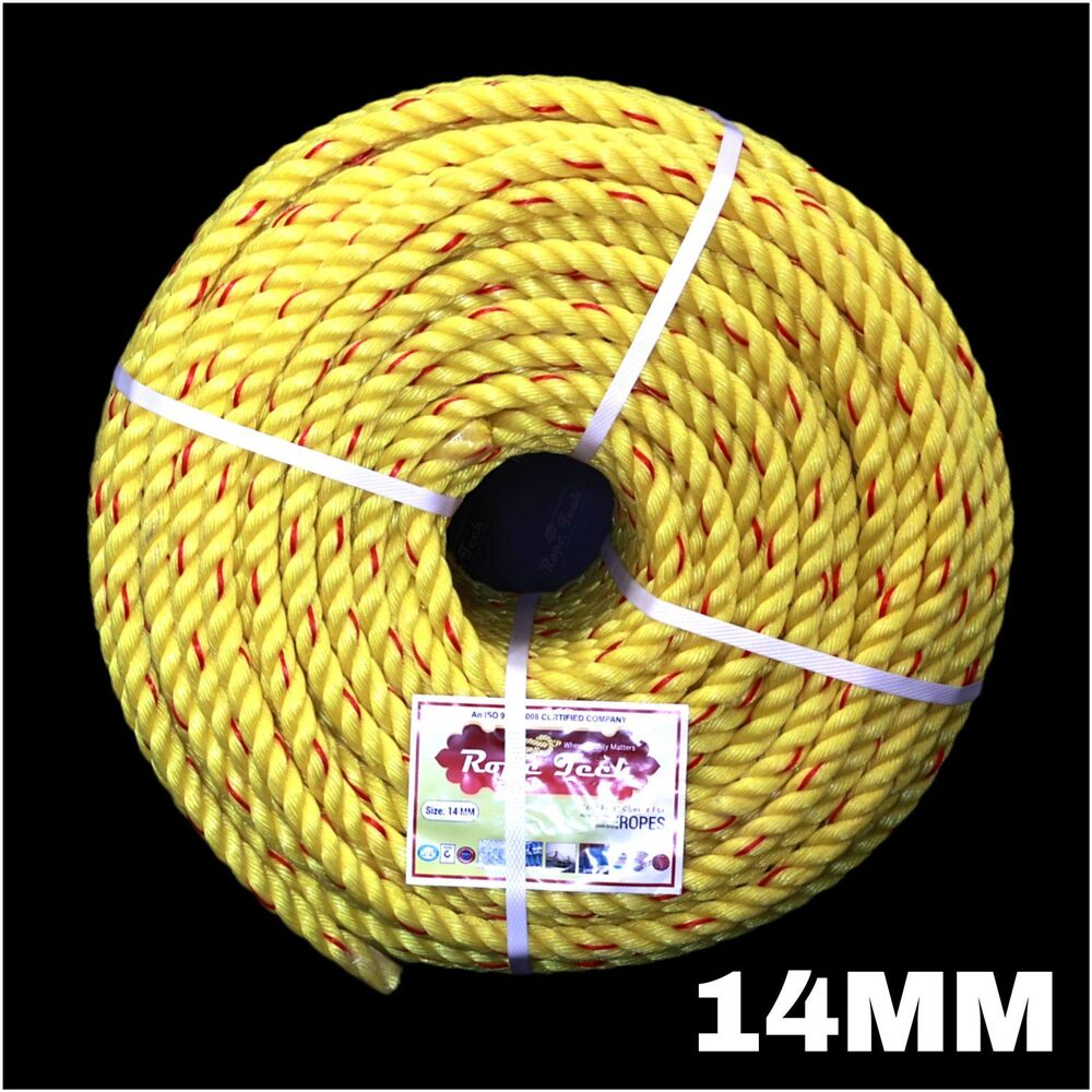 14mm High Density HDPE Ropes