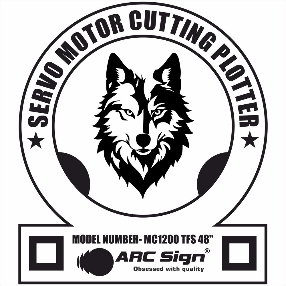 Arcsign 48" Tfs Cutting Plotter With ( Servo Motor ) - Automatic Grade: Manual