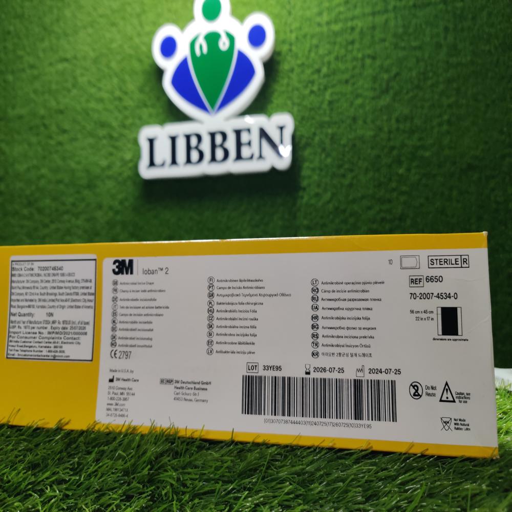 3M ioban 2 Antimicrobial Incise Drape