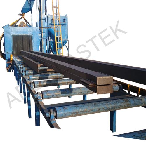 I beam shot blasting machine