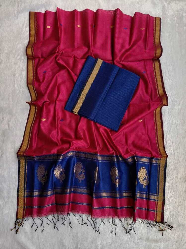 Maheshwari Cotton Silk Saree