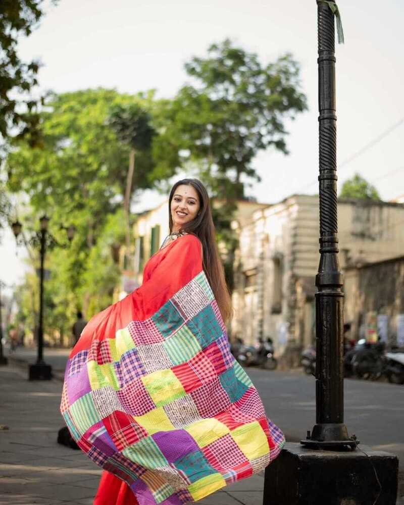 Mullcotton Mixmatch Saree