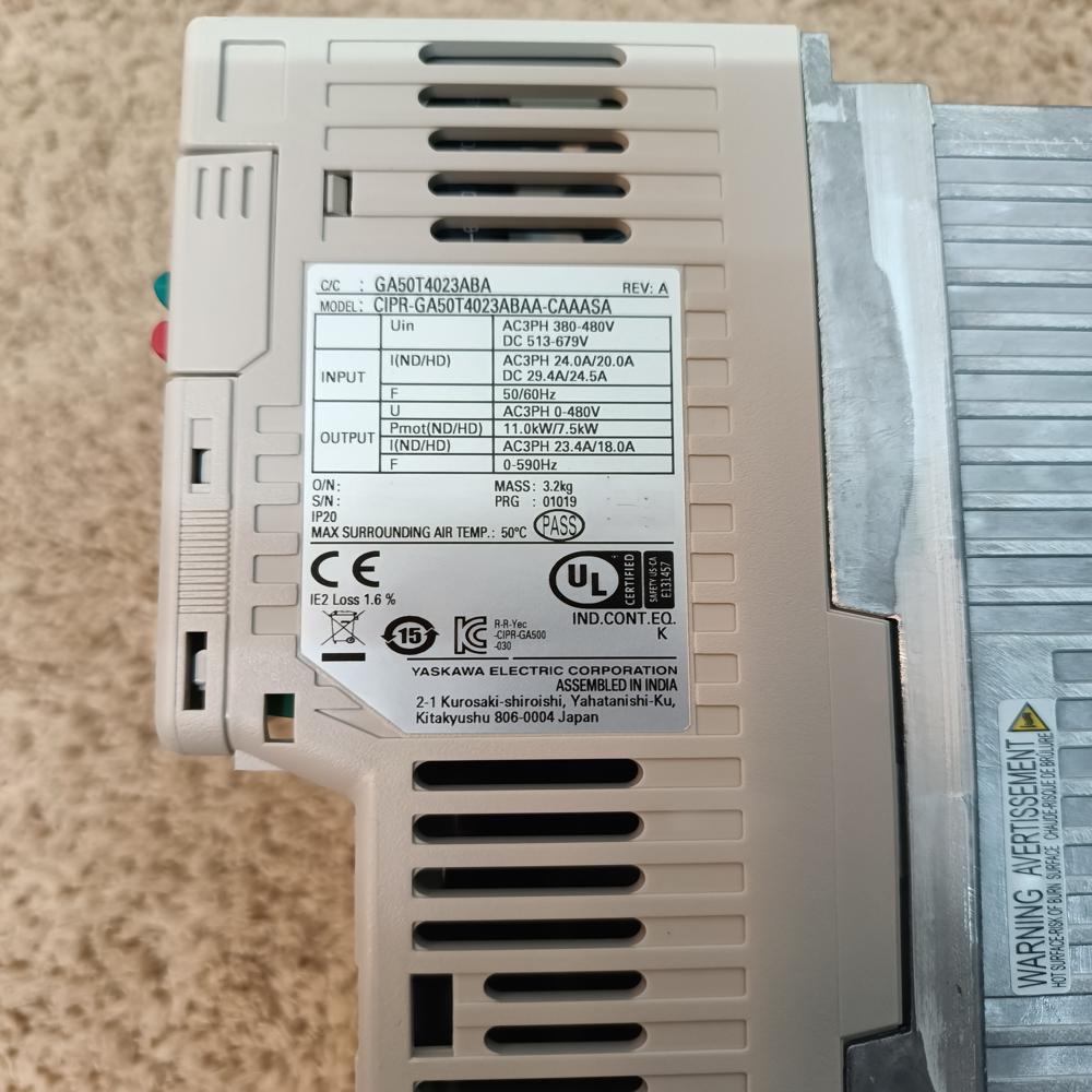 CIPR-GA50T4023ABAA-CAAASA INV STD - Yaskawa Ac Drive GA500