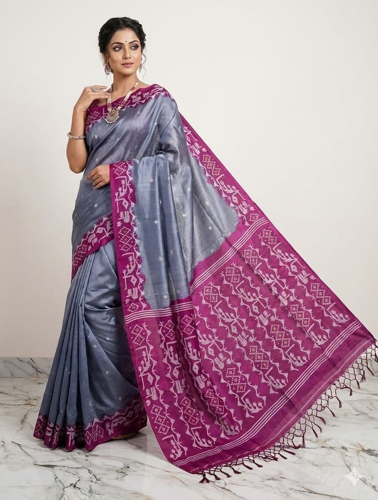 Pure Gachi Tussar  Saree