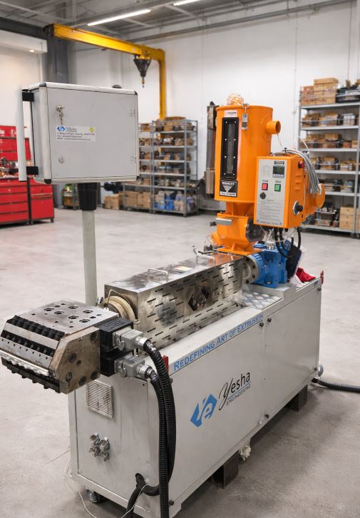 Lab sheet extruder machine