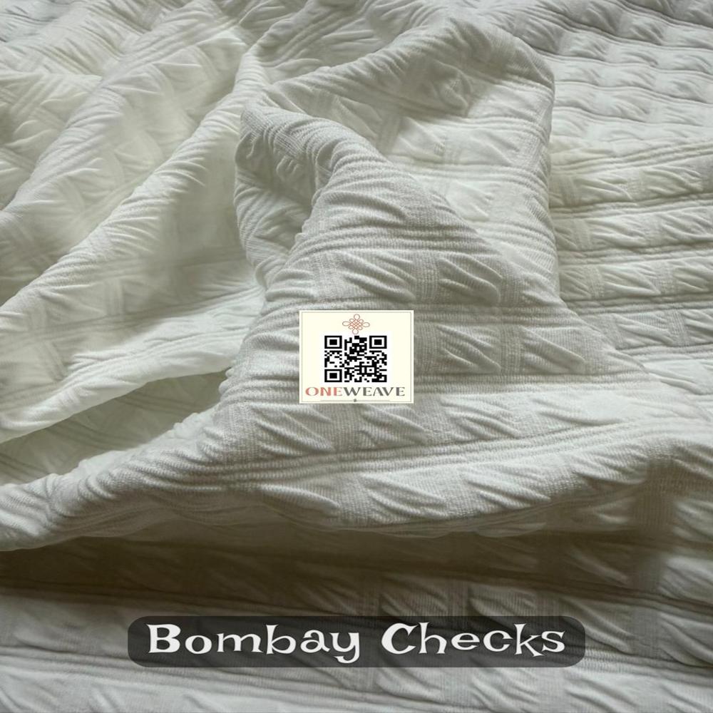 BOMBAY CHECKS POLYESTER FABRIC