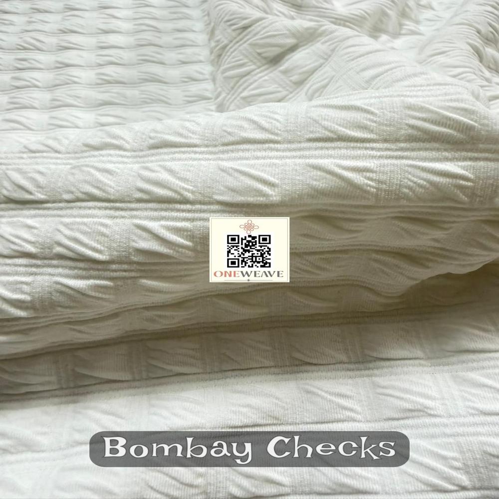 BOMBAY CHECKS POLYESTER FABRIC