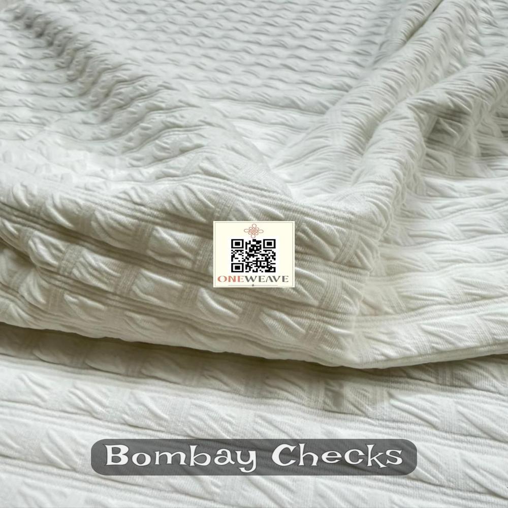 BOMBAY CHECKS POLYESTER FABRIC