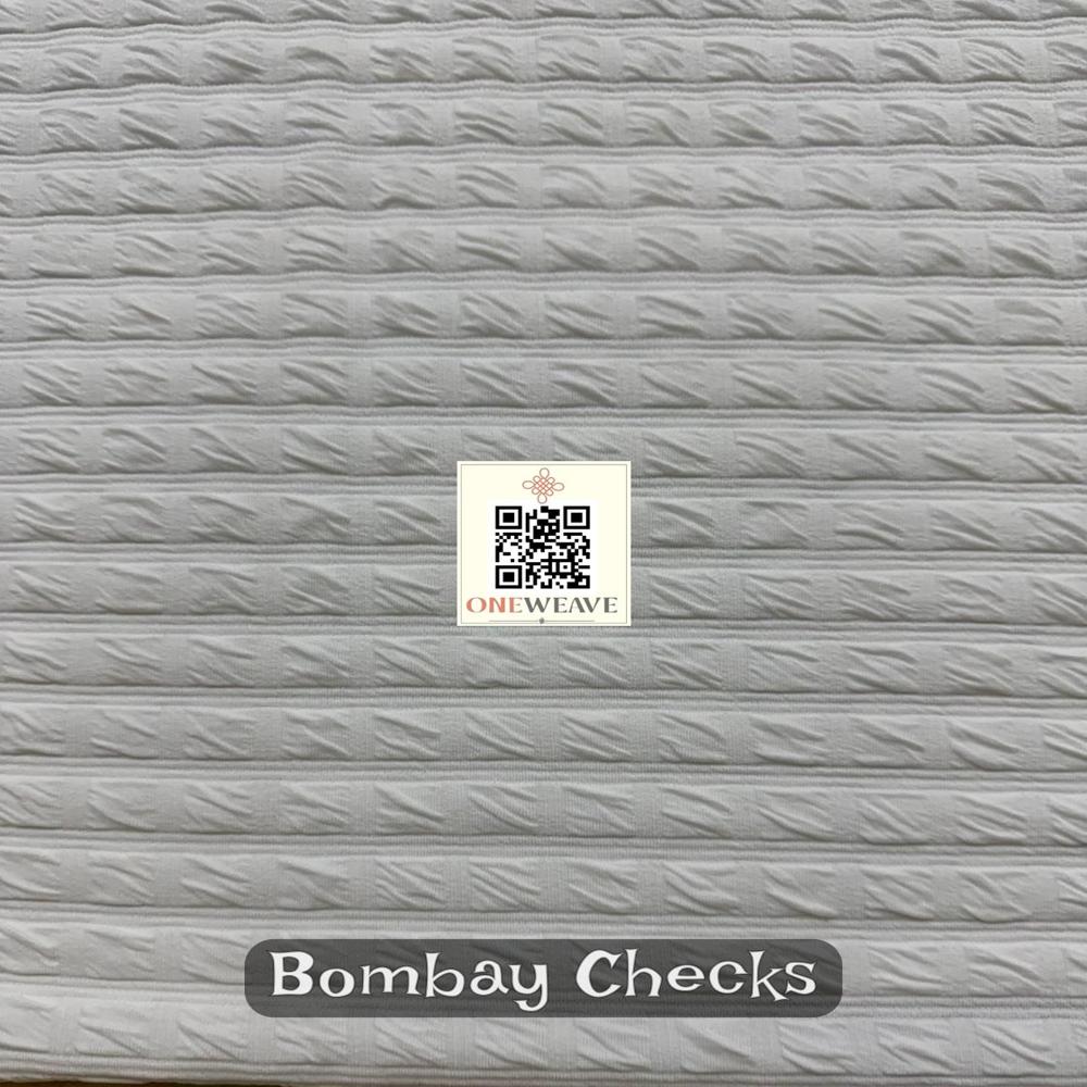 BOMBAY CHECKS POLYESTER FABRIC