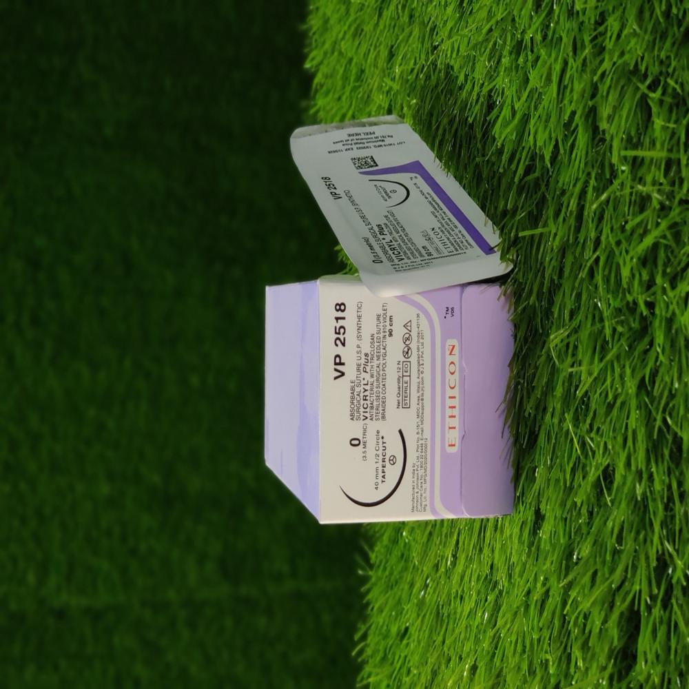 Ethicon Vicryl Suture - Synthetic Absorbable Material, Manual Operation , Superior Tensile Strength For Soft Tissue Approximation And Ligation