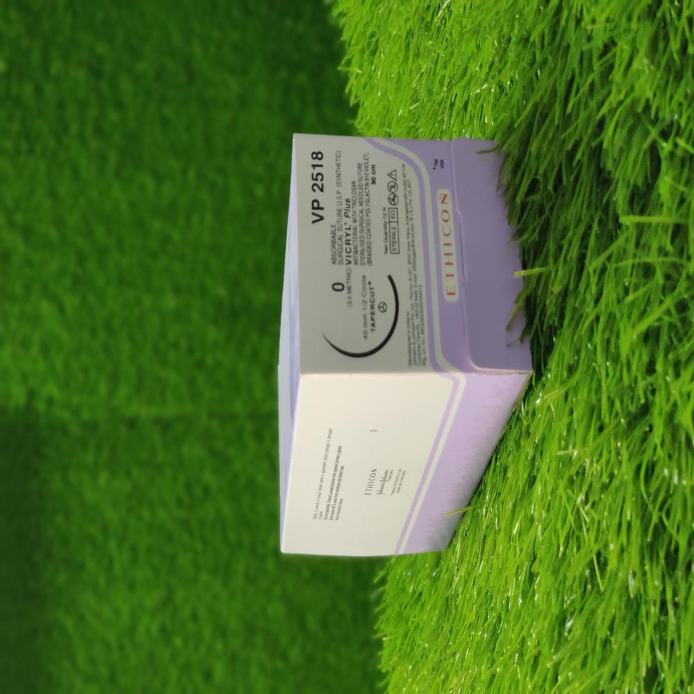 Ethicon Vicryl Suture - Synthetic Absorbable Material, Manual Operation , Superior Tensile Strength For Soft Tissue Approximation And Ligation