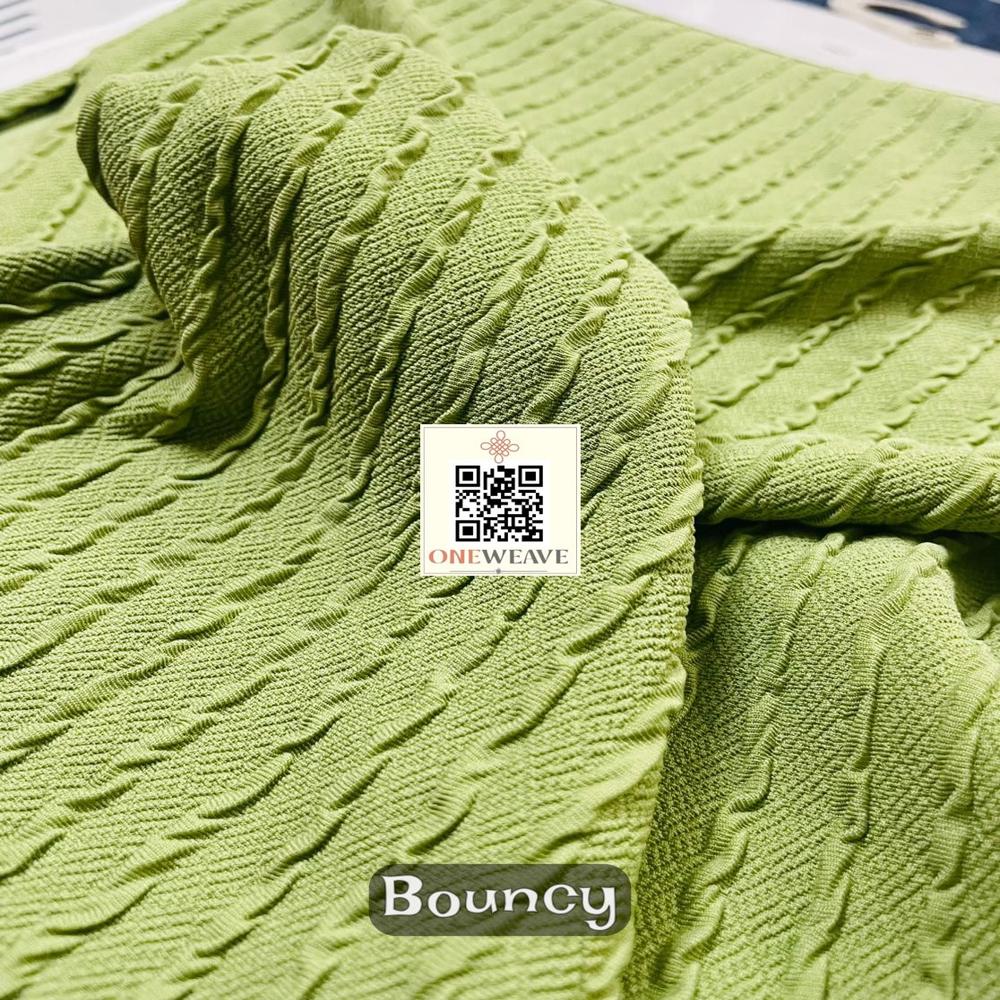 Bouncy Polyester Lycra Fabric