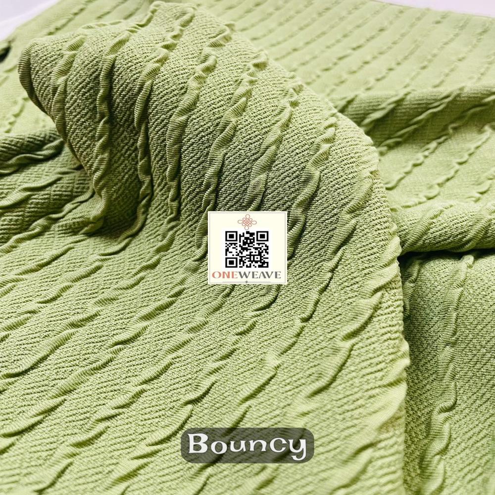BOUNCY POLYESTER LYCRA FABRIC