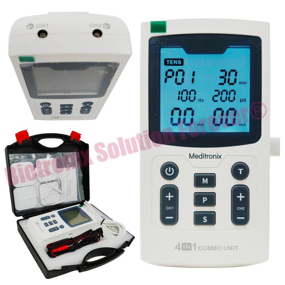 Electrotherapy Combo Machine 4 in 1 with Carry Case Portable