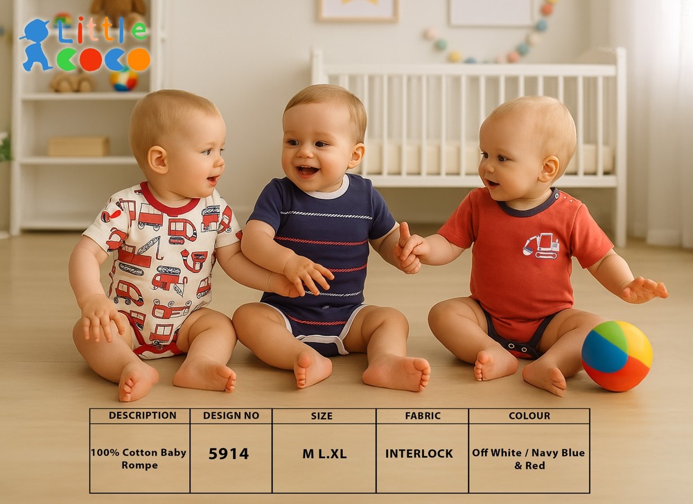 5914 KIDS ROMPER SET