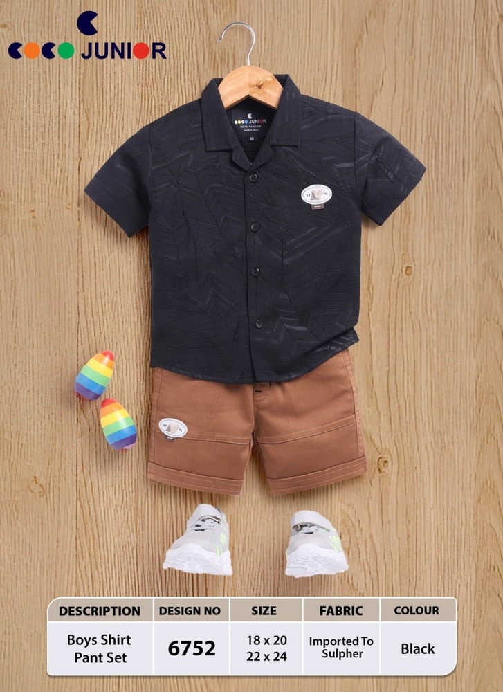 6752 BOYS SHIRT PANT SERIES
