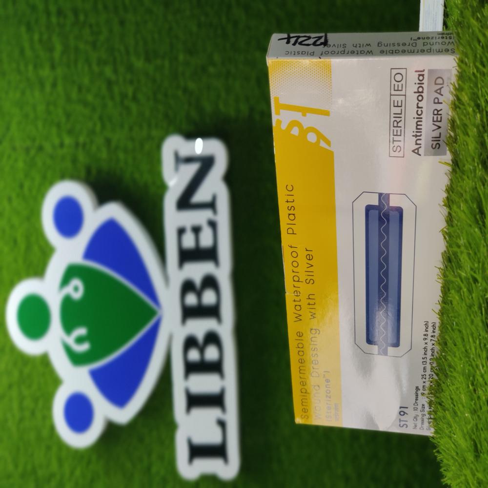 semipermeable waterproof plastic wound dressing with silver Dyna Sterizone Semi Permeable Plastic Wound Dressing with Silver