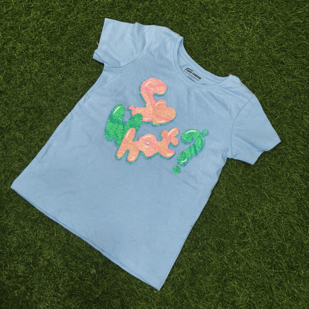 Girls Export Halfsleeve Tshirt Code 22 - Age Group: 2 To 8 Years