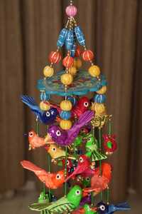 Chirping Chimes Jhumar - Size: Medium (approx. 18-24 Inches In Length)