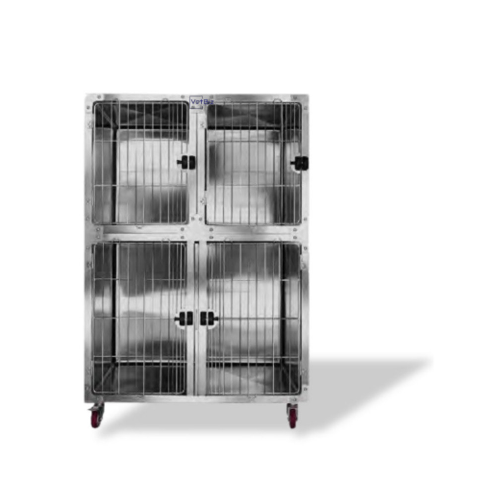 Vetbiz-Cages Vet Stainless Steel Cages