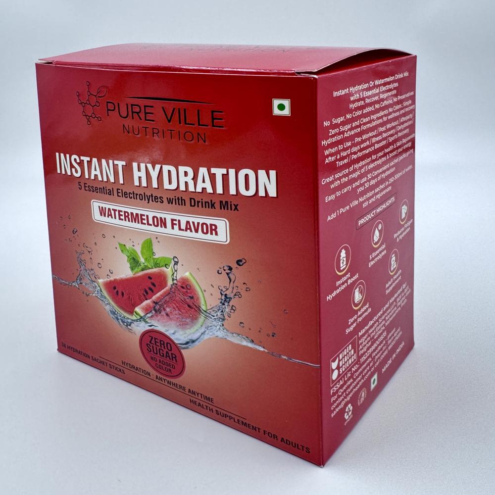Zero Sugar Watermelon Electrolyte Hydration Drink