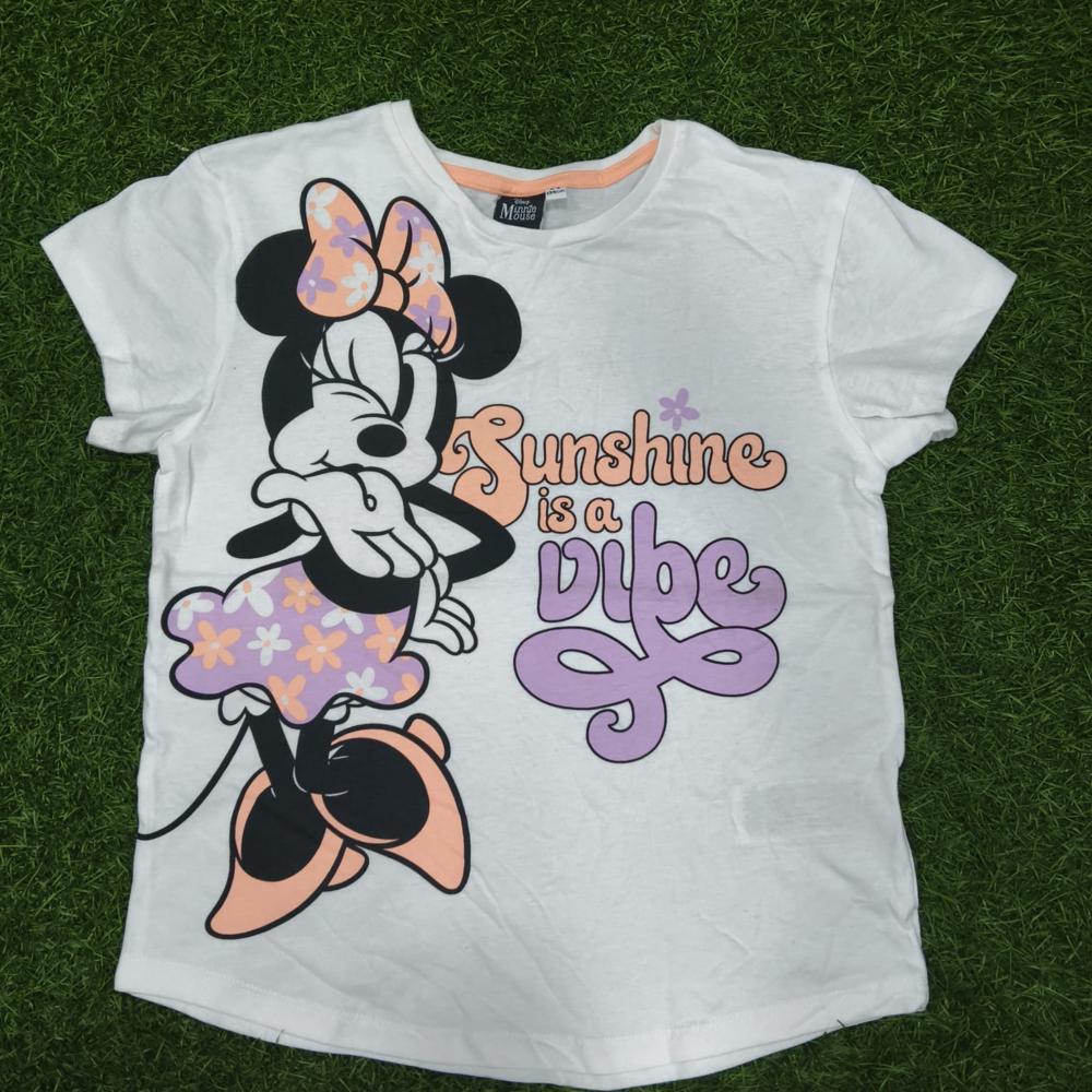 Girls Export Halfsleeve Tshirt Code 25 - Age Group: 2 To 10 Years