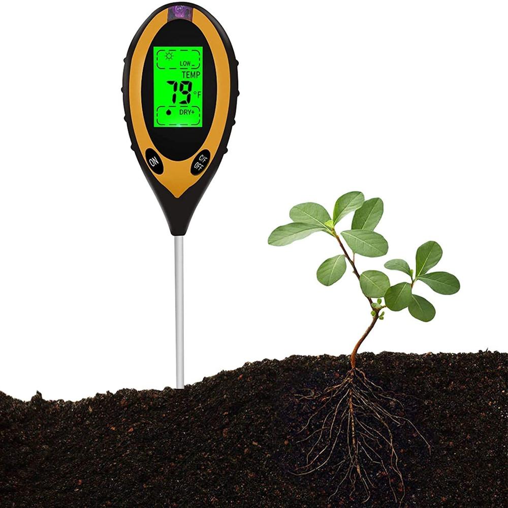 True Sense 4 In 1 Soil Tester Moisture Meter Ph Meter Ph Moisture Sunlight Intensity Ph Tester, SMM-4