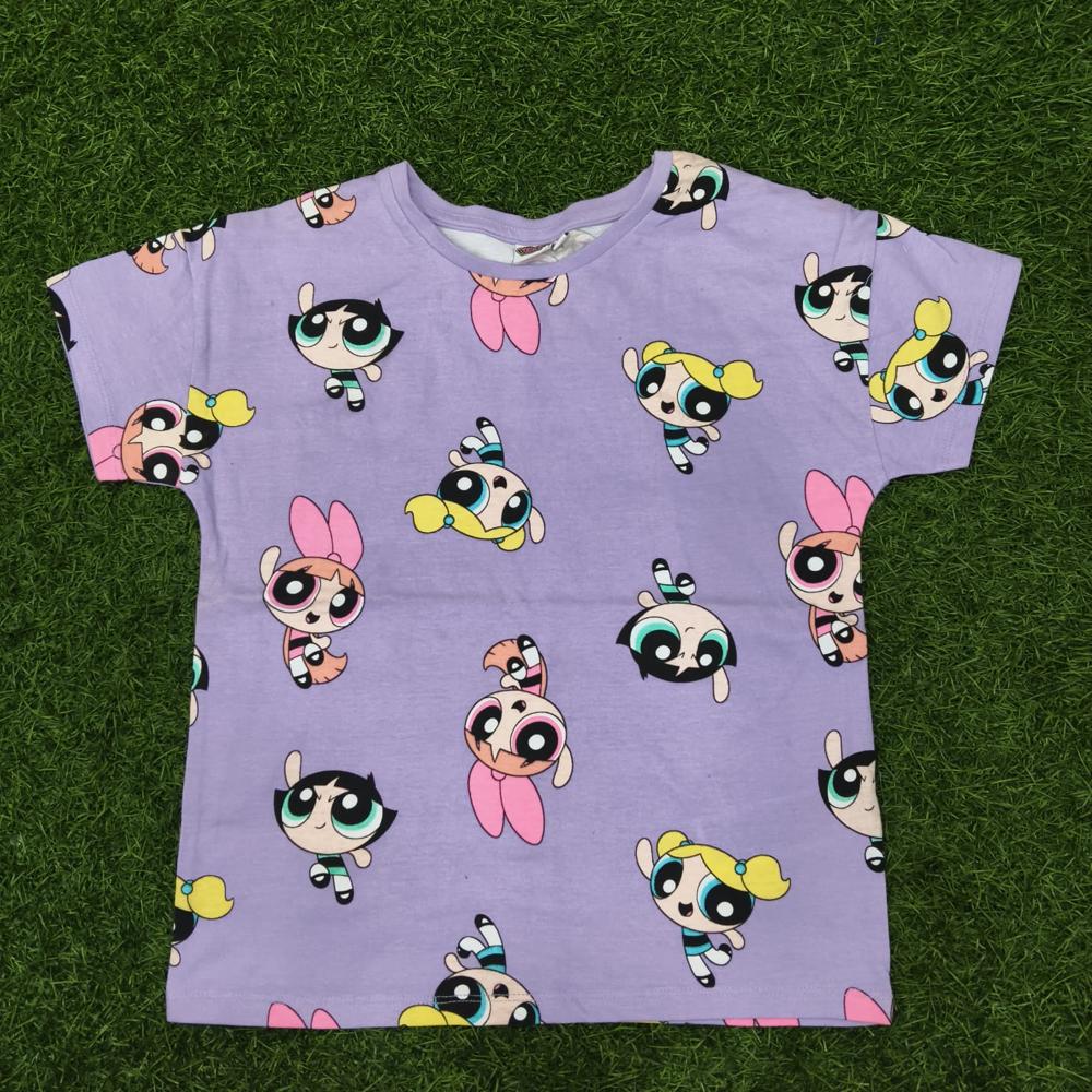 Girls Export Halfsleeve Tshirt Code 26 - Age Group: 2 To 10 Years