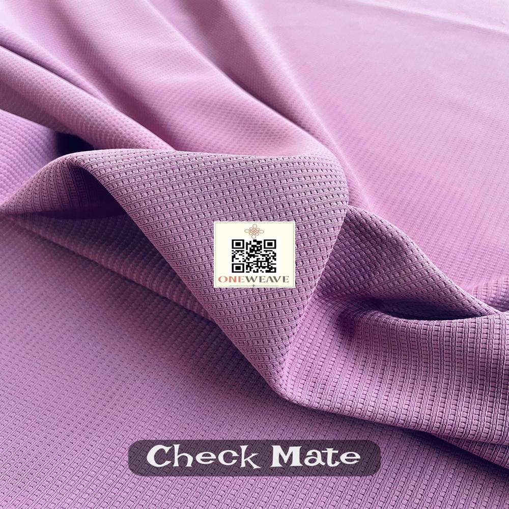 CHECK MATE POLYESTER FABRIC