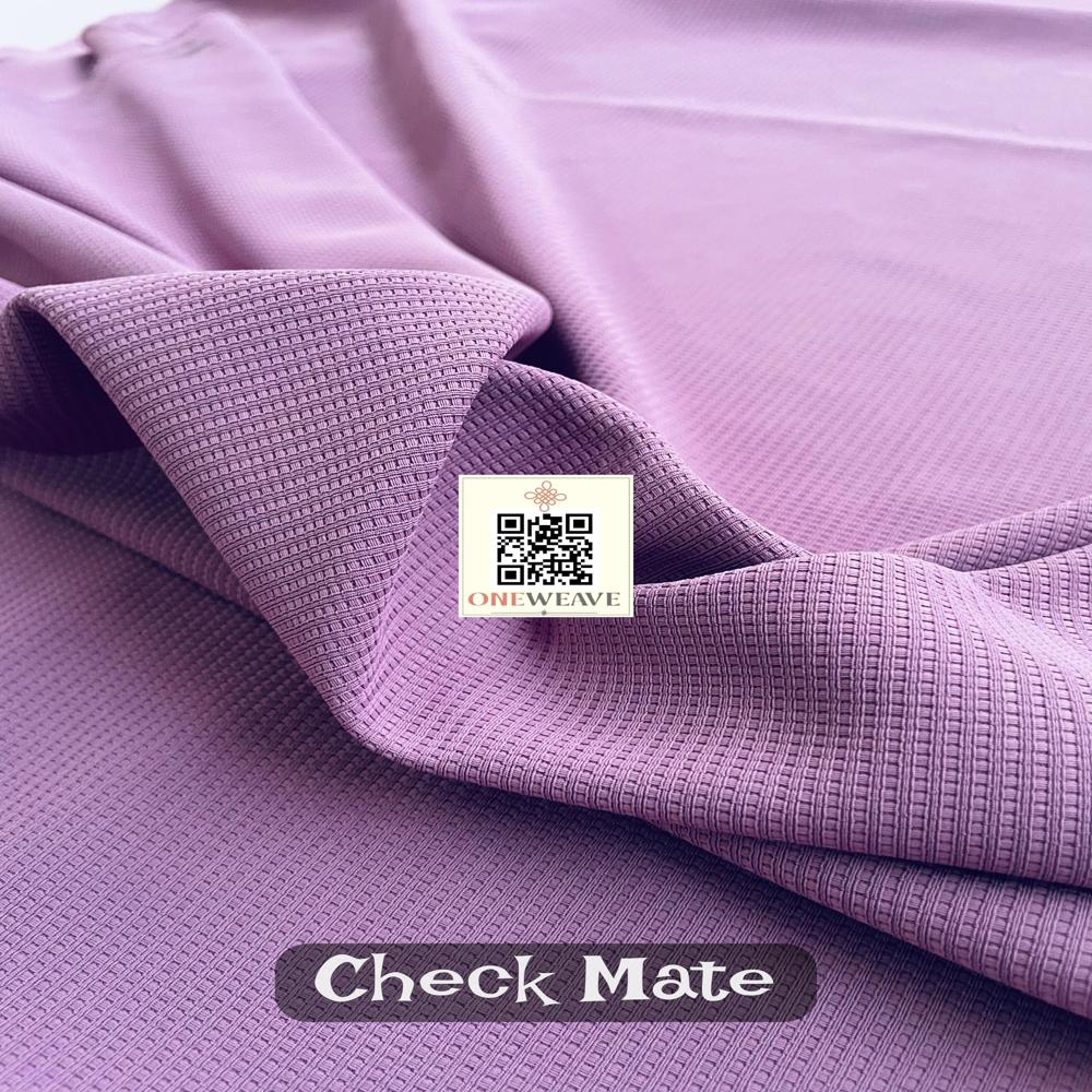 CHECK MATE POLYESTER FABRIC