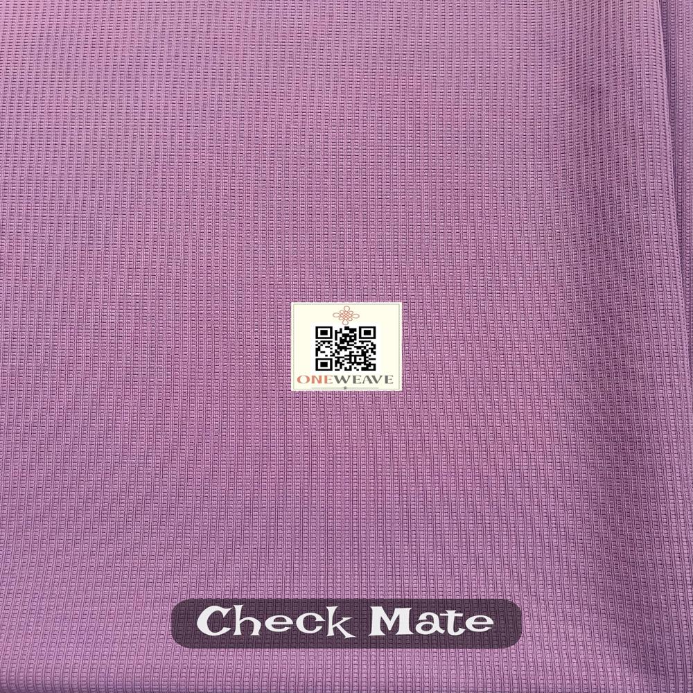CHECK MATE POLYESTER FABRIC