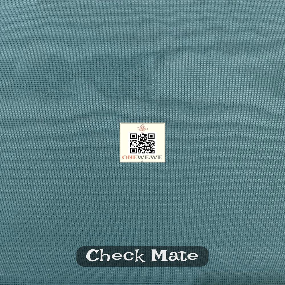 CHECK MATE POLYESTER FABRIC