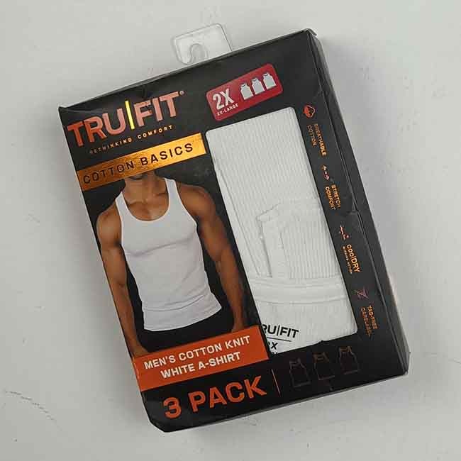 M11573 Tru|Fit Mens 3 pack A-Shirts