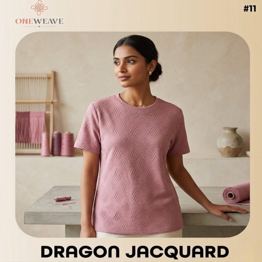 DRAGON JACQUARD KNITTING FABRIC