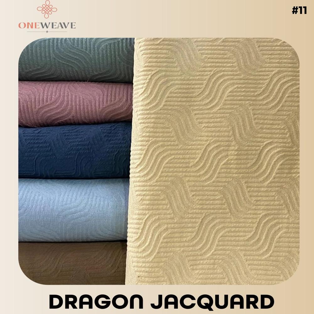 DRAGON JACQUARD KNITTING FABRIC