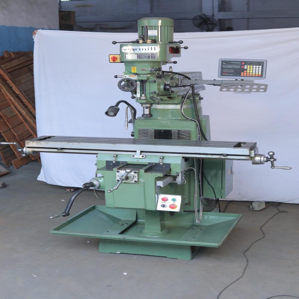 Vertical Milling Machine - Electric Powered, Automatic Operation , Blue Painted Finish