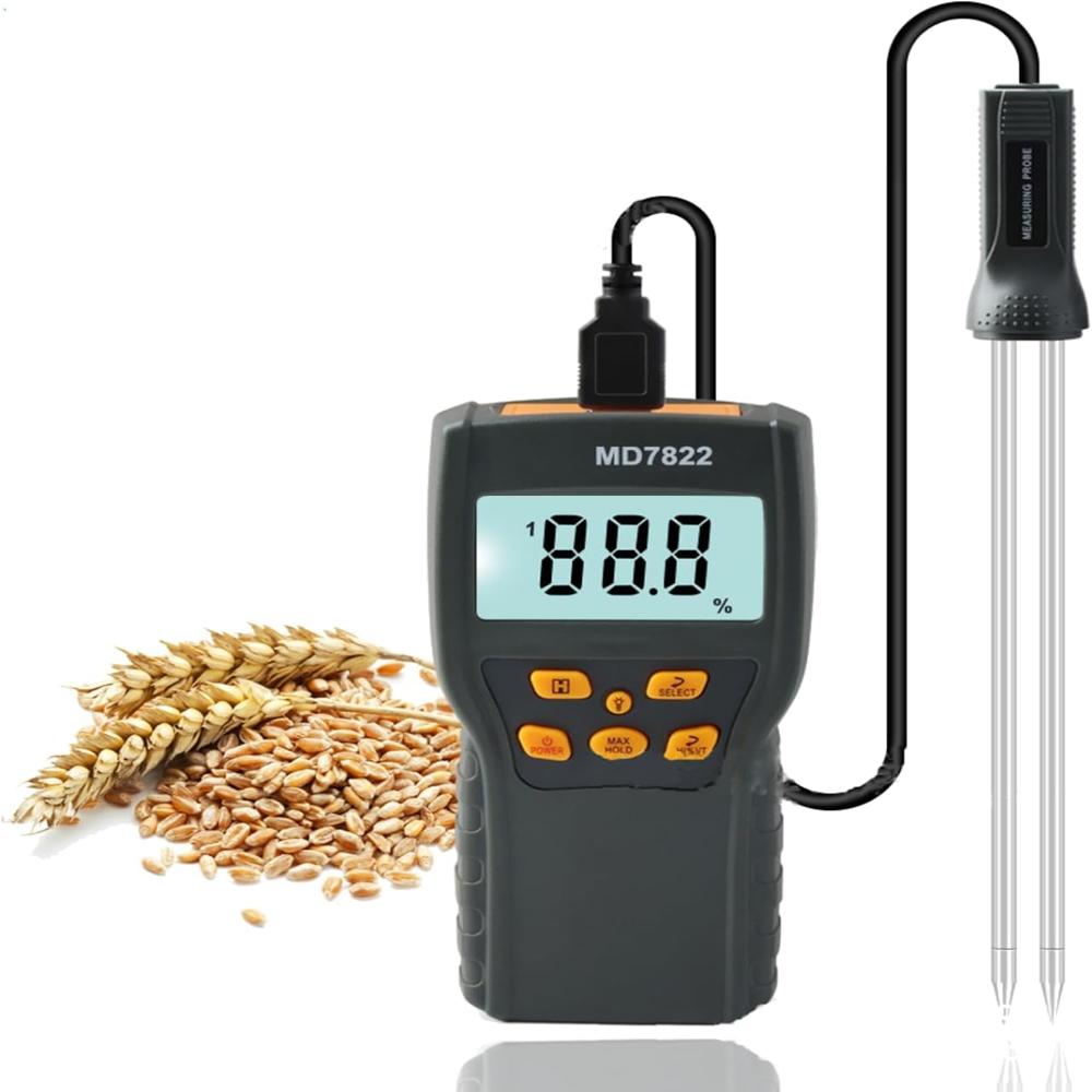 True Sense Digital Grain Temperature Meters Tester Measuring Probe, MD-7822