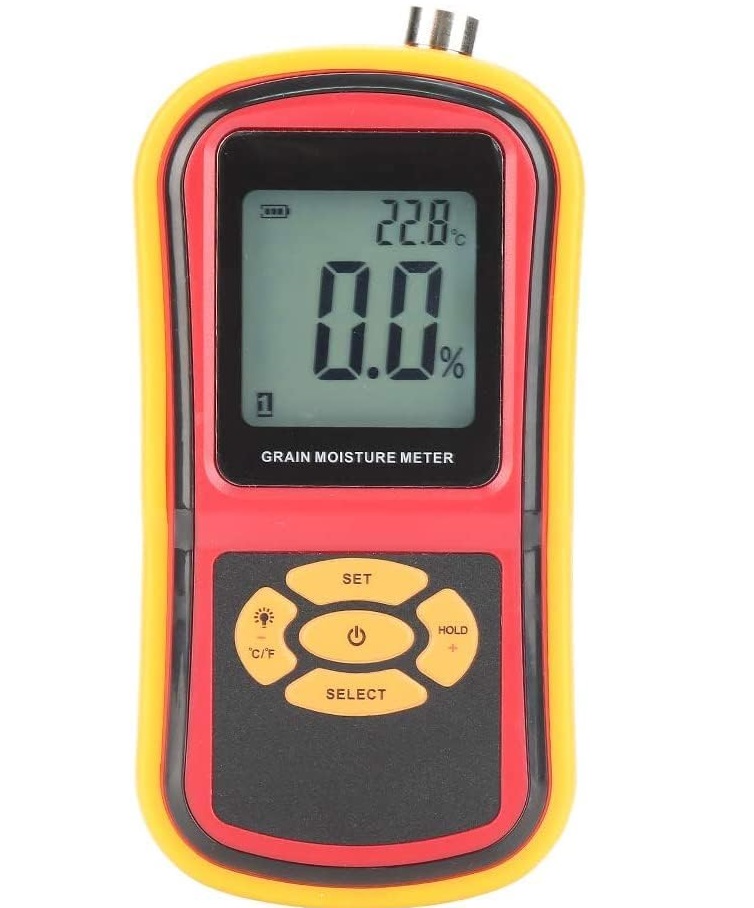 True Sense 5-40% Digital Grain Moisture Meter With Measuring Probe, GMM-640