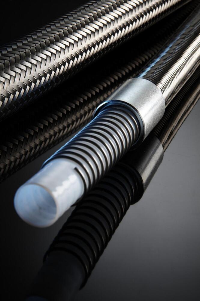 Spiralsmooth Ptfe Flexible Hoses - Hardness: Shore D 55-65