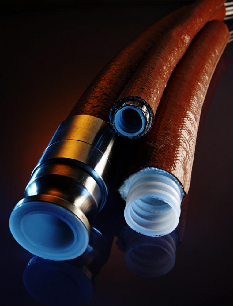 Glass Fibre Sleeving Treated With Silicon - Hardness: Medium