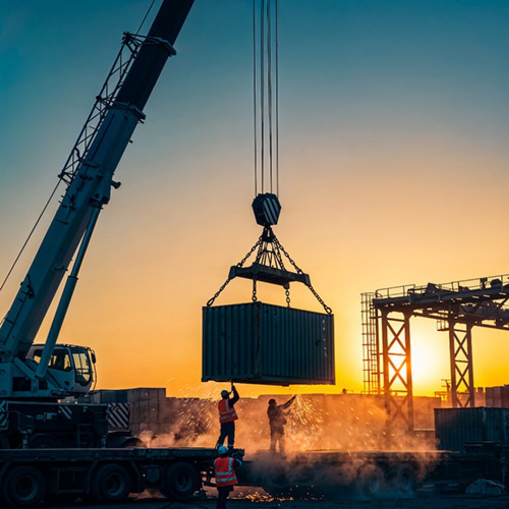 Hydraulic Truck Crane Shipping Cargo Services